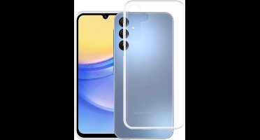 Just in Case hoesje geschikt voor Samsung Galaxy A15 (4G/5G) Hoesje Siliconen - Flexibele Case - Transparant