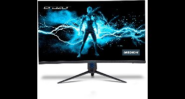 ERAZER® Spectator X20 (MD 22093), gebogen breedbeeldmonitor, 80 cm (32''), FHD-scherm, 165Hz, HDMI®-aansluiting en DisplayPort