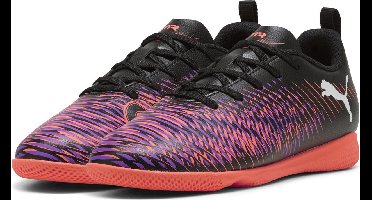 PUMA FUTURE 8 PLAY IT Jr Unisex Sportschoenen - PUMA Black-PUMA White-Glowing Red