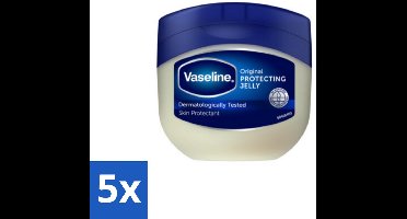 Vaseline - Original - Huidverzorging - Dermatologisch Getest - 100 ml - Bulkverpakking - 5 stuks