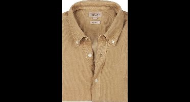 McGregor Overhemd Corduroy Beige - Maat S - Heren - Ribstructuur - Volwassen mannen