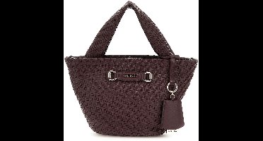 GUESS Handtas Schoudertas Francy Mini Tote Aubergine Donkerpaars