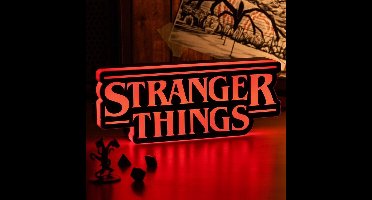 Paladone Stranger Things Gevormde Logo Lichtlamp Rood