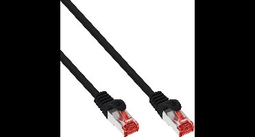 InLine® Patch Cable S/FTP PiMF Cat.6 250MHz PVC CCA black 2m