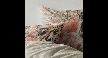 Zydante® Dekbedovertrek Printed 200x200/220cm – Tigress – met 2 Kussensloop