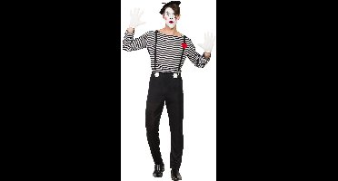 Boland - Kostuum Mimespeler (M/L) - Volwassenen - Mimespeler - Straatartiest