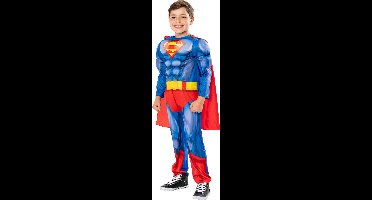 Superman Licentie Gespierd Lichtblauw - Kinderen - Maat 98-104