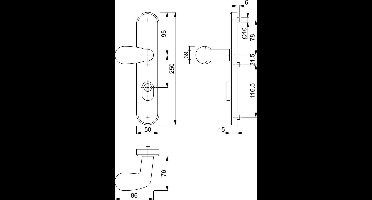 Hoppe buitenschild 33FD/3236za pc92 f1