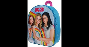 K3 Shine 3D Kinderrugzak Unisex - Blauw - 1-vaks