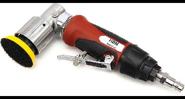 HBM Profi Variabele Pneumatische 50 mm. Excentrische Schuurmachine met klittenband.