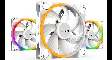 Be quiet! LIGHT WINGS White 140mm PWM Triple-Pack // BL102
