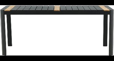 Togo eettafel tuin zwart.