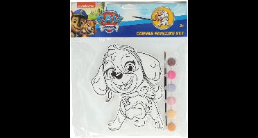 Canvas Schilderen PAW Patrol - Skye - incl Penseel en 6 kleuren verf