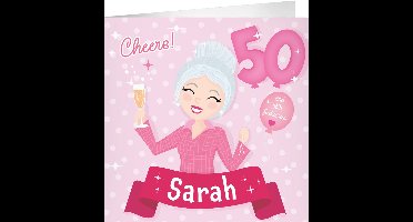 XL Greeting Cards - Sarah 50
