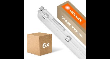 Voordeelpak 6x Ledvance LED Waterdichte Montagebalk Vochtbestendig 32W 4400lm - 840 Koel Wit | 120cm.