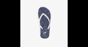 Dames teenslippers met print blauw - Maat 40