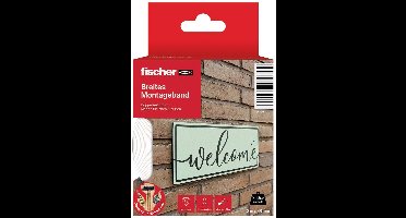 Fischer GOW 560901 Montagetape Wit (l x b) 3 m x 38 mm 1 stuk(s)
