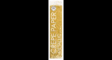Wefiesta Crêpepapier Metallic 150 X 50 Cm Goud