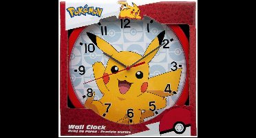 Pokemon Wandklok Pikachu - super gave klok