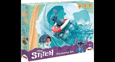 Smoby - Racebaan - Stitch Flextreme set - Disney Lilo & Stich