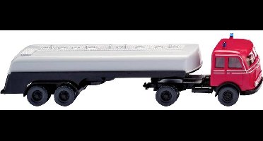 Wiking 080696 H0 Hulpdienstvoertuig Mercedes Benz Pullman tankzadeltrein brandweer