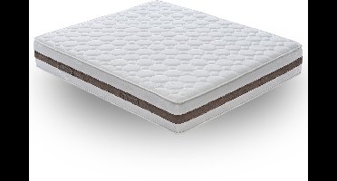 iLoveSleep - Matras MACERATA 80x190 5 cm Traagschuim met Koudschuim Matras - Dikte 28 cm - Stijfheid h3
