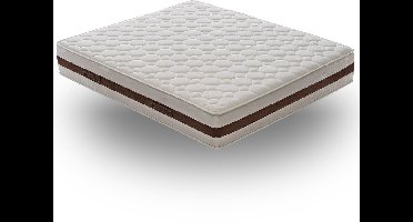 iLoveSleep - Matras BOLSENA 200x200 5 cm Traagschuim met Koudschuim Matras - Dikte 22 cm - Stijfheid h3