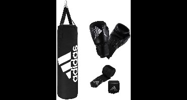 adidas Boksset Performance – Bokszak, Handschoenen & Bandages Zwart/Wit