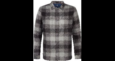Petrol Industries - Heren Geruit Overhemd Casper - Zwart - Maat M