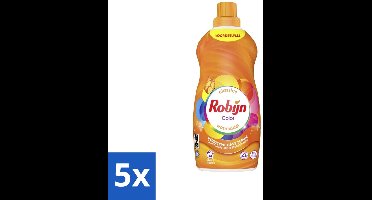 Robijn - Klein & Krachtig Color - Wasmiddel - 34 Wasbeurten - 1,19 L - Bulkverpakking - 5 stuks