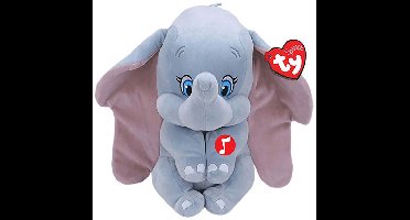Ty Disney Dumbo knuffel - Pluche olifant met geluid - 24 cm - 3+ jaar
