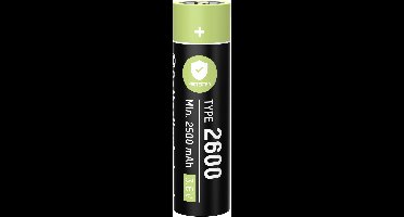 18650 Li-Ion 2600mAh Oplaadbare Batterij