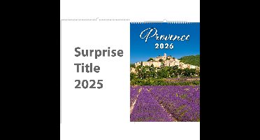 Paars in de Provence Kalender A3+ 2026+