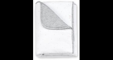 BEMINI Deken - 75x100cm - TOG 3 - Pady jersey + jersey - Mix grey