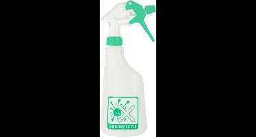 Sproeiflacon Cleaninq 600ml leeg met logo desinfectie | 12 stuks