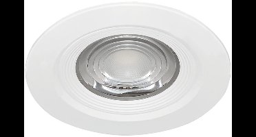 LED Inbouwspot - Kingtron - 7W 630lm 38D - IP54 Waterdicht - Aanpasbare Lichtkleur 3000K-4000K-6500K - Rond - Wit