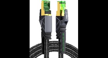 Cat 8 Gaming Ethernetkabel - 40 Gbps Netwerkkabel voor PS5, ROG Ally, Xbox, Switch en PC