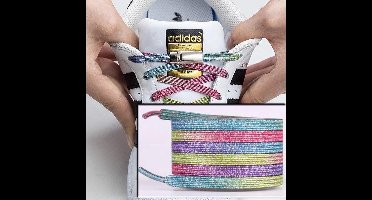 New Age Devi - Regenboog Vrolijke Veters - Elastische met Magnetische Sluiting