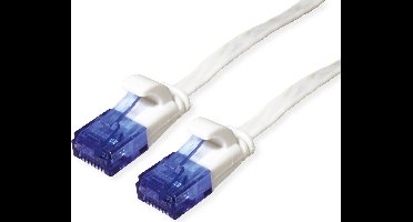 VALUE UTP patchkabel, Cat.6A (Class EA), extra plat, wit, 2 m