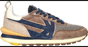 Kaotiko Nara Sneakers Laag - Donkerbruin - Maat 42