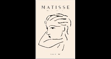 Poster 20x30 cm - Matisse - Line art - Vrouw - Modern - Posters - Kamer decoratie - Wanddecoratie woonkamer - Muurdecoratie slaapkamer