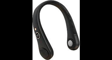 Bovista Nekventilator - Draagbare Gezichtsventilator - Neck Fan - Met Koeling - Hals - Hoofd - Zwart - Ventilator