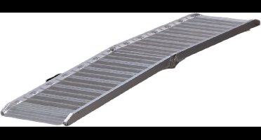 Oprijplaat aluminium 400kg 2130 x 500mm inklapbaar bruikbare breedte 450mm MW Tools AOP2002