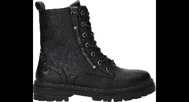 Mustang dames veterboot - Zwart - Maat 38