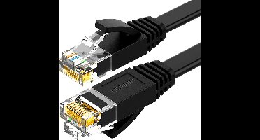 Ugreen - platte - LAN Ethernet-kabel Cat. - 6 - 5m - zwart - (NW102)