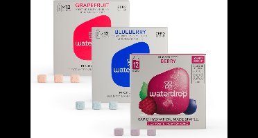 waterdrop® Microlyte Set Elektrolyten Poeder - 36 bruistabletten - 3 smaken