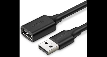 Ugreen - verlengkabel - USB - (mannelijk) - USB - (vrouwelijk) - 2.0 - 480Mb/s - 1,5m - zwart - (US103)