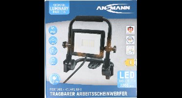 LED bouwspot FL20W-AC met maximaal 2200 lumen, draagbare werklamp, kabellengte 1,8 meter, 360° verstelbaar