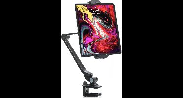 Verstelbare Aluminium Tablethouder voor 4,7-12,9 inch Tablets en Smartphones