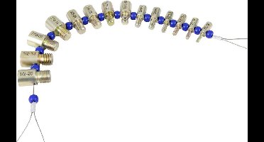 Dasqua 8511-2015 Set schroefdraadtester 1 set(s)